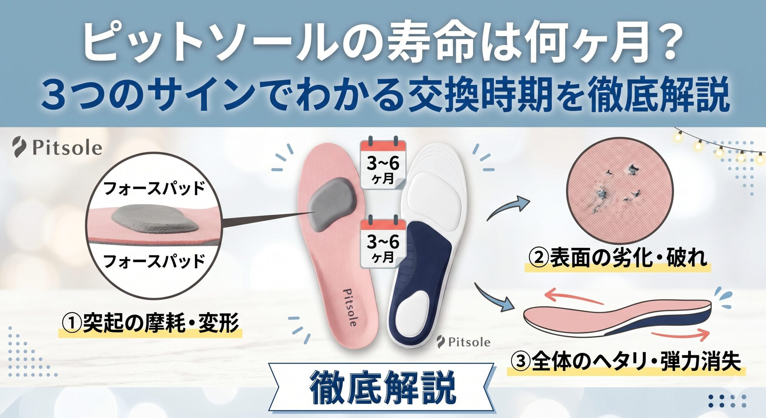 ピットソールの寿命